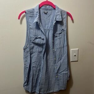 Aerie Button Up tank